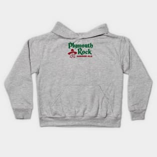 Plymouth Rock Ginger Ale - Vintage Soda Pop Bottle Cap Kids Hoodie